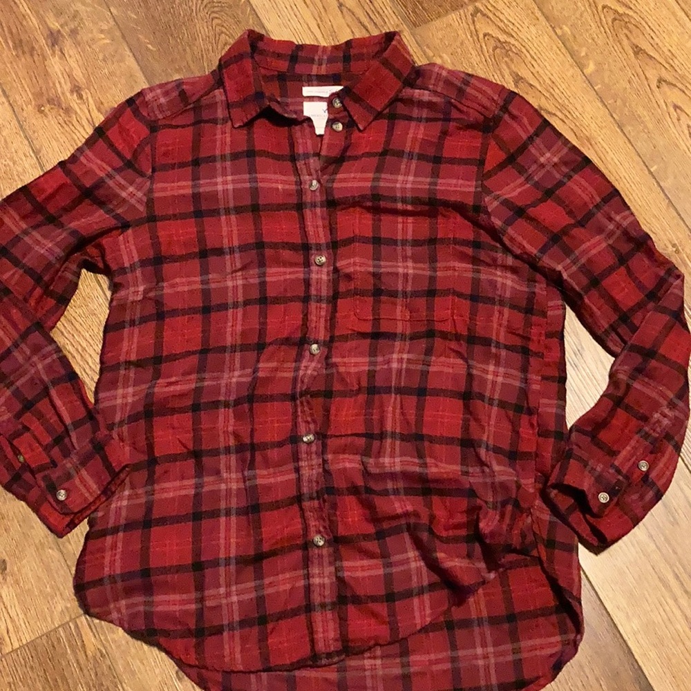 American Eagle super soft boyfriend flannel